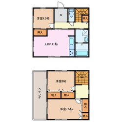 タカラ貸家　29の物件間取画像